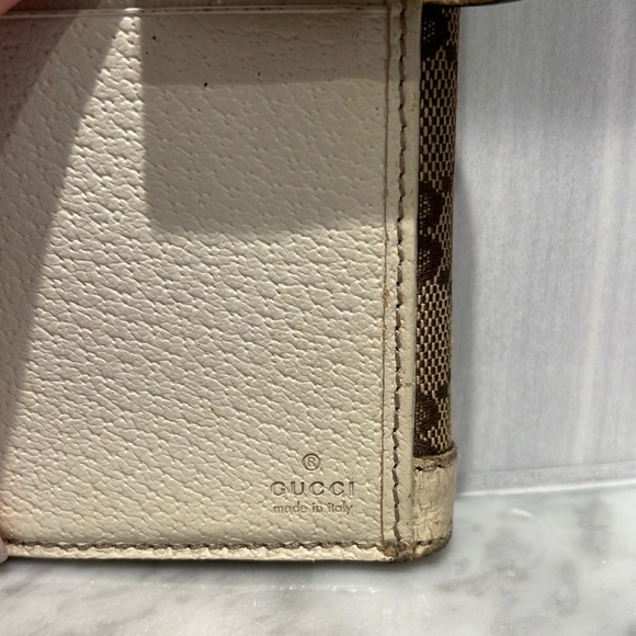 Gucci Monogram Leather Long Snap Wallet - Picture 5 of 14